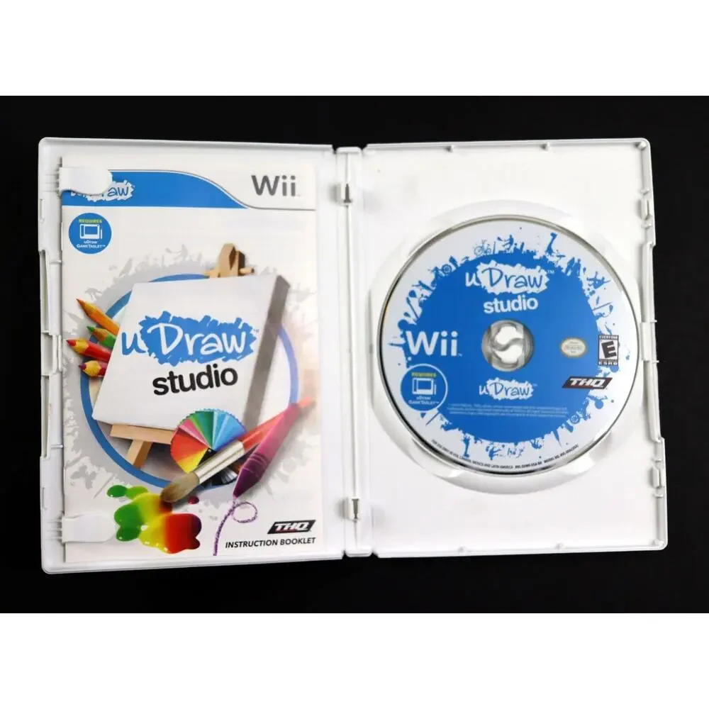 U Draw Wii Nintendo Studio Complete‎ Game Only Tested Works